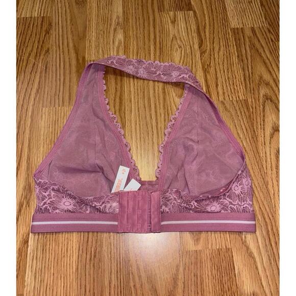 Colsie Lace Halter Bralette Size Medium - Picture 2 of 5